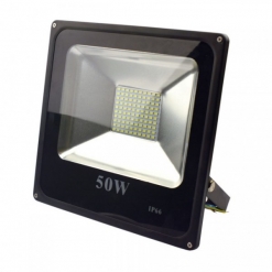СВЕТОДИОДНЫЙ ПРОЖЕКТОР FLS-50 50W 6500K 220V (ЧЕРНЫЙ)