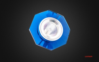 св.точеч_DELUX_HDL003 SCR blue_MR16 12V аквамарин