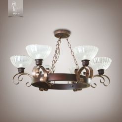 Люстра «Везувий» 7206- cl145- pla18- cp011