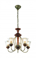 Люстра INL-3078P-05 Walnut