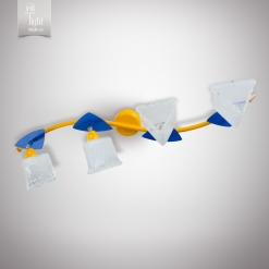 ЛЮСТРА N&B; Light  «БЕТМЕН» 1440-cl6/4-pla103-cp011