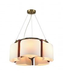 Люстра INL-3091P-05 Antique Brass & Walnut