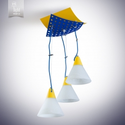 Люстра "Ромб" 303-cl6/4-pla20-cp011