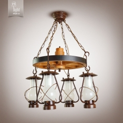 Люстра "Таверна" 9404-cl156-pla30-cp01